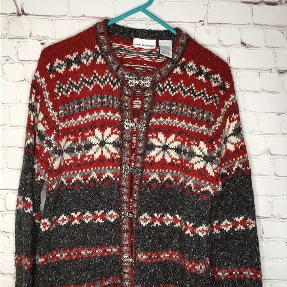 Vintage women Nordic wool cardigan - Picture 9 of 16